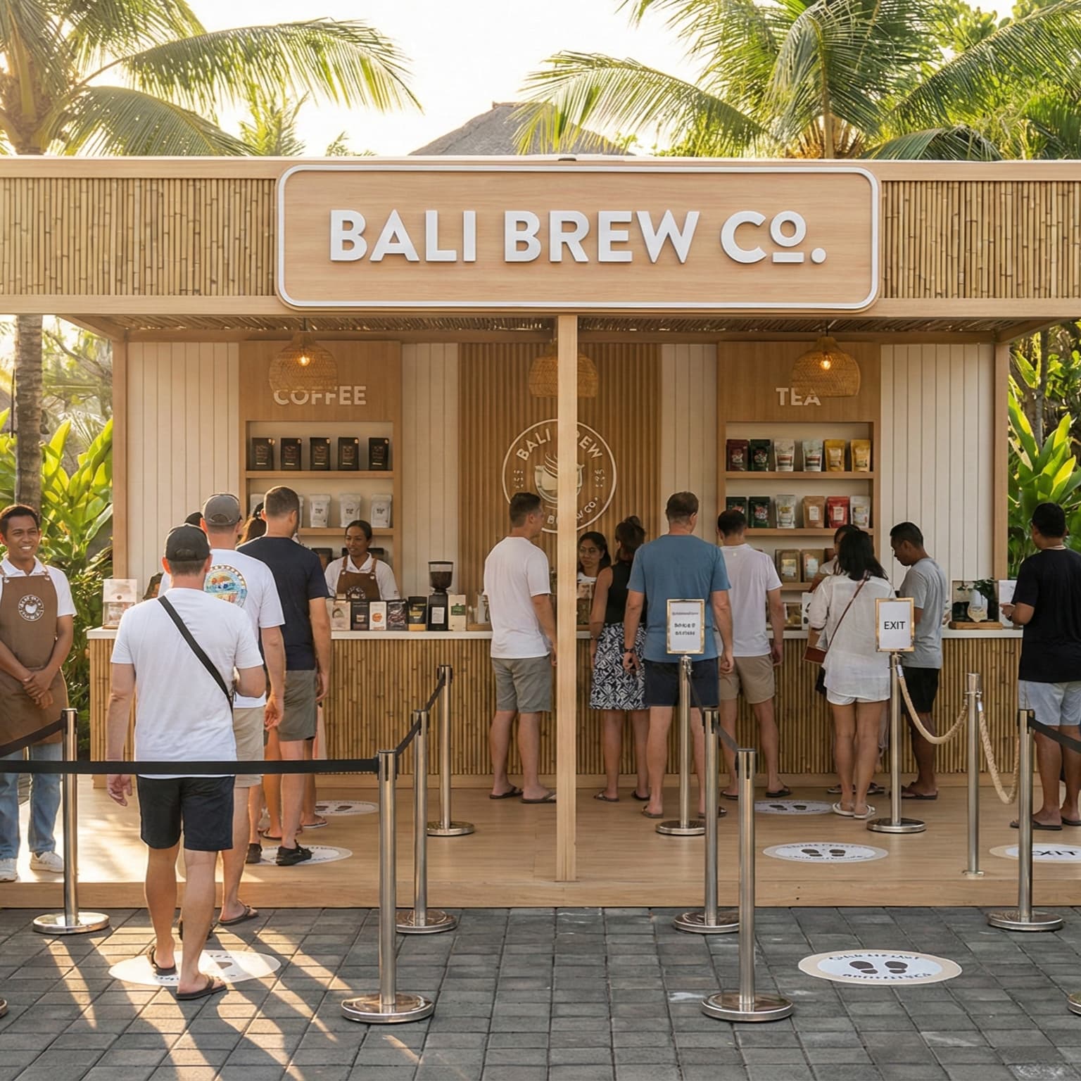 7 strategy layout booth effective agar alur antrian pelanggan tidak menumpuk