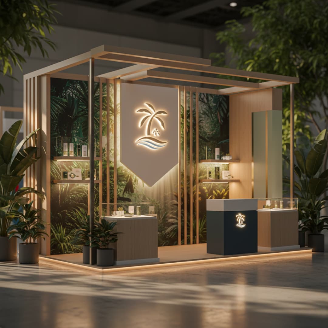 booth stand branding