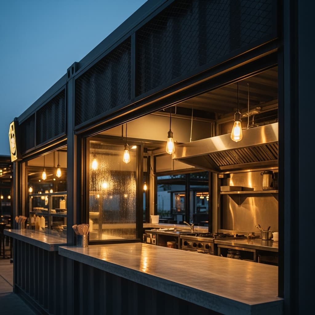 Konsep Booth Makanan