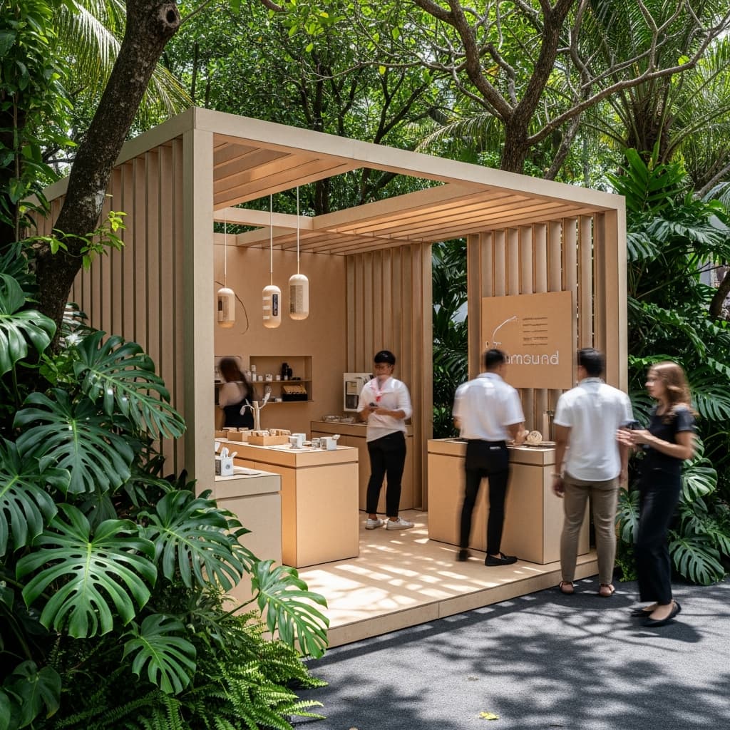 booth display produk