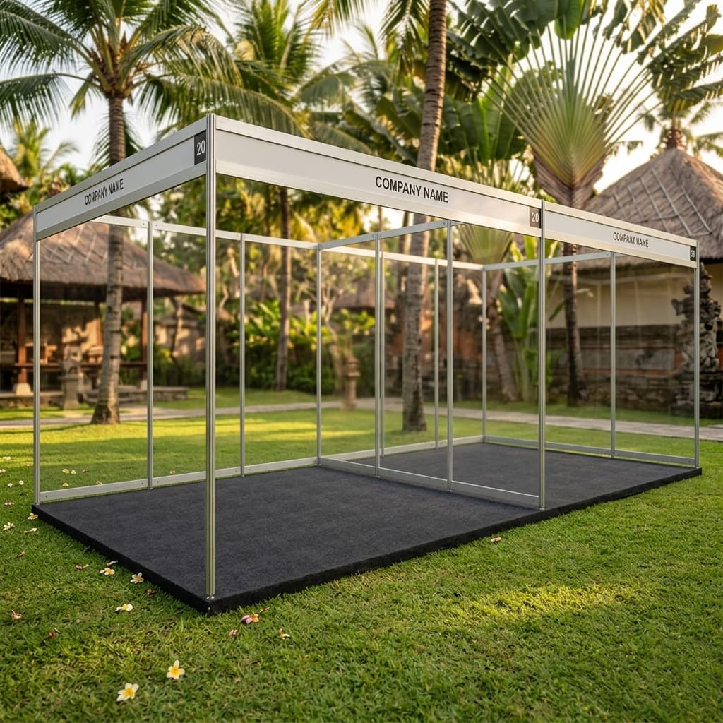 Booth Aluminium di Bali