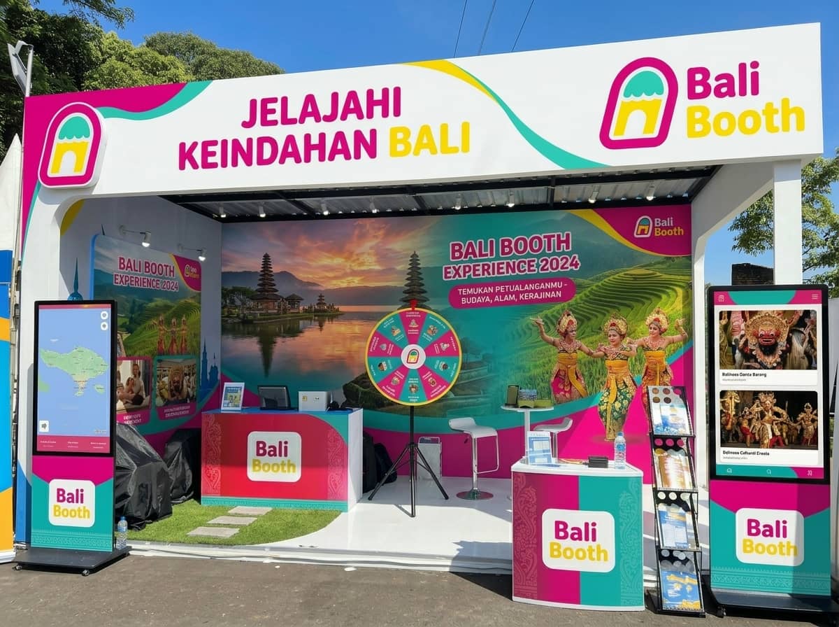 booth modular portable bali