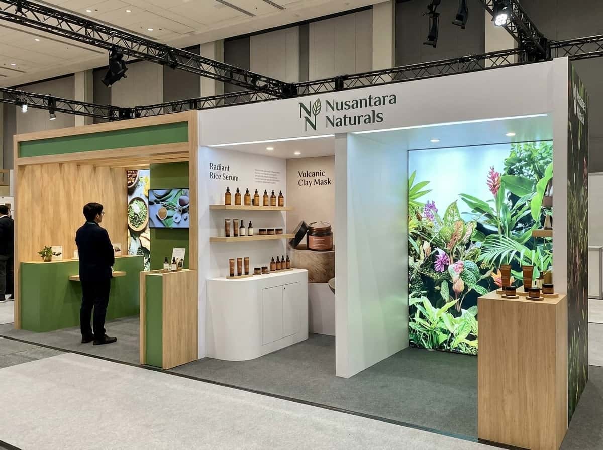 ukuran standar booth pameran