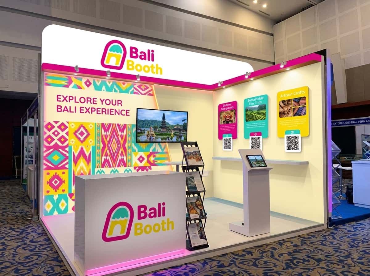 booth launching produk